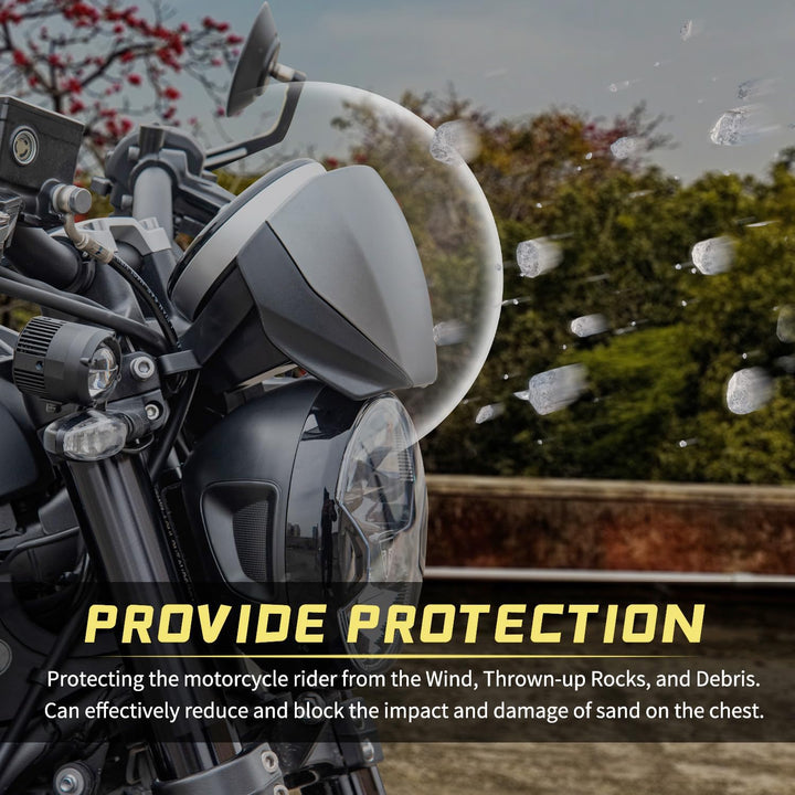 Lorababer Motorrad-Frontscheiben-Visierschutz, Neue Windschutzscheibe, Flyscreen, Windabweiser, Wind