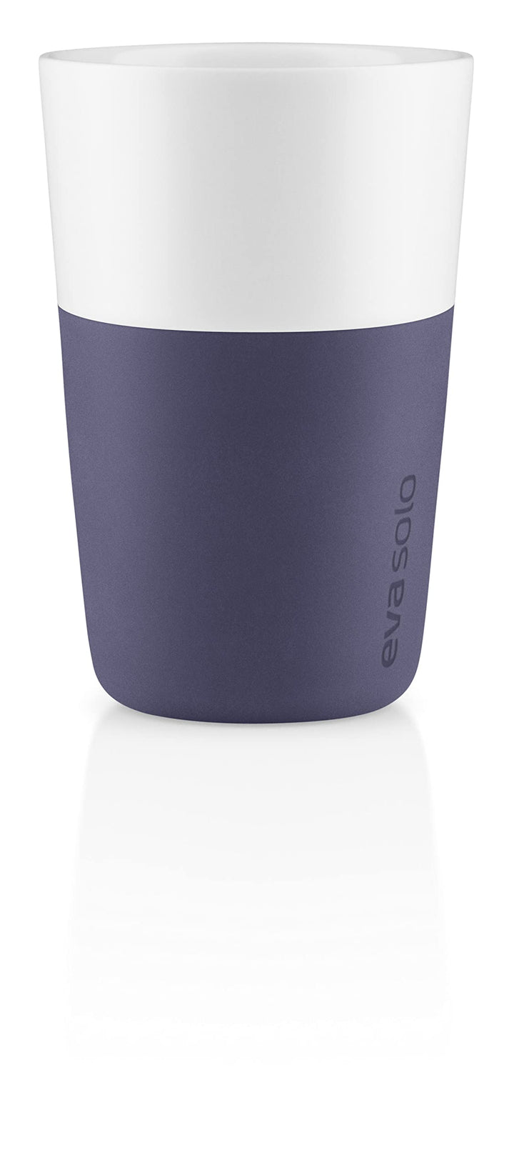 EVA SOLO | 2 Cafe Latte Becher | 360 ml | Gut zu halten durch Silikonbeschichtung | Spülmaschinenfes