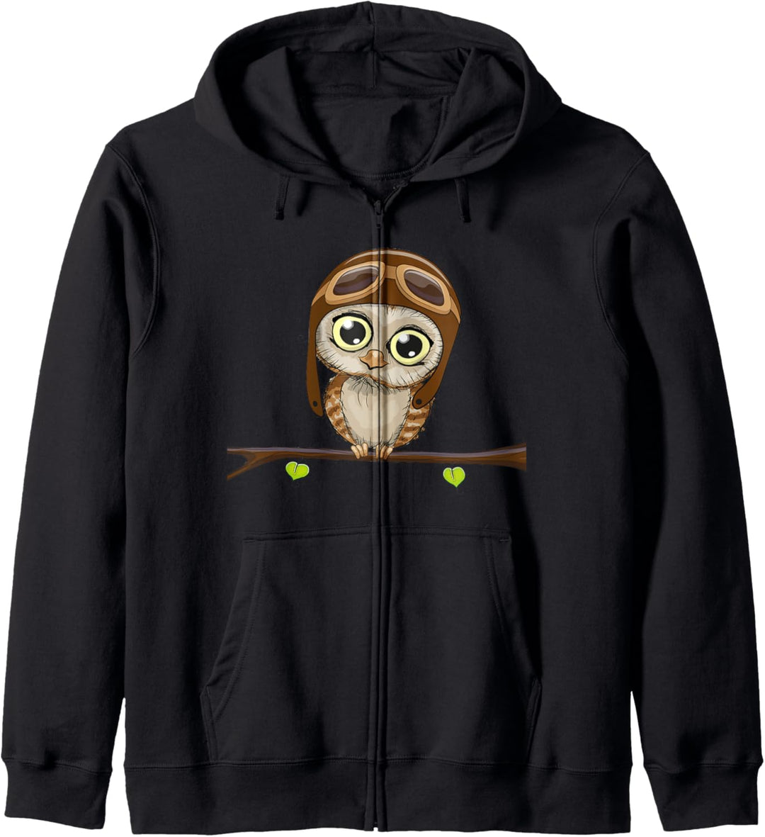 Die süsse kleine Piloteneule sieht dich mit Liebe an Kapuzenjacke