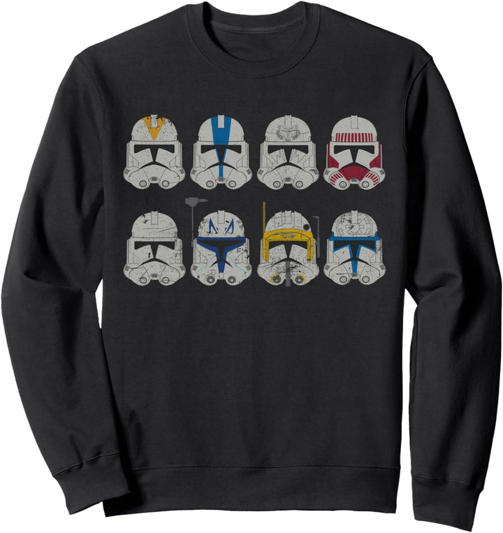 Star Wars Clone Wars Clone Troopers Helmets Sweatshirt
