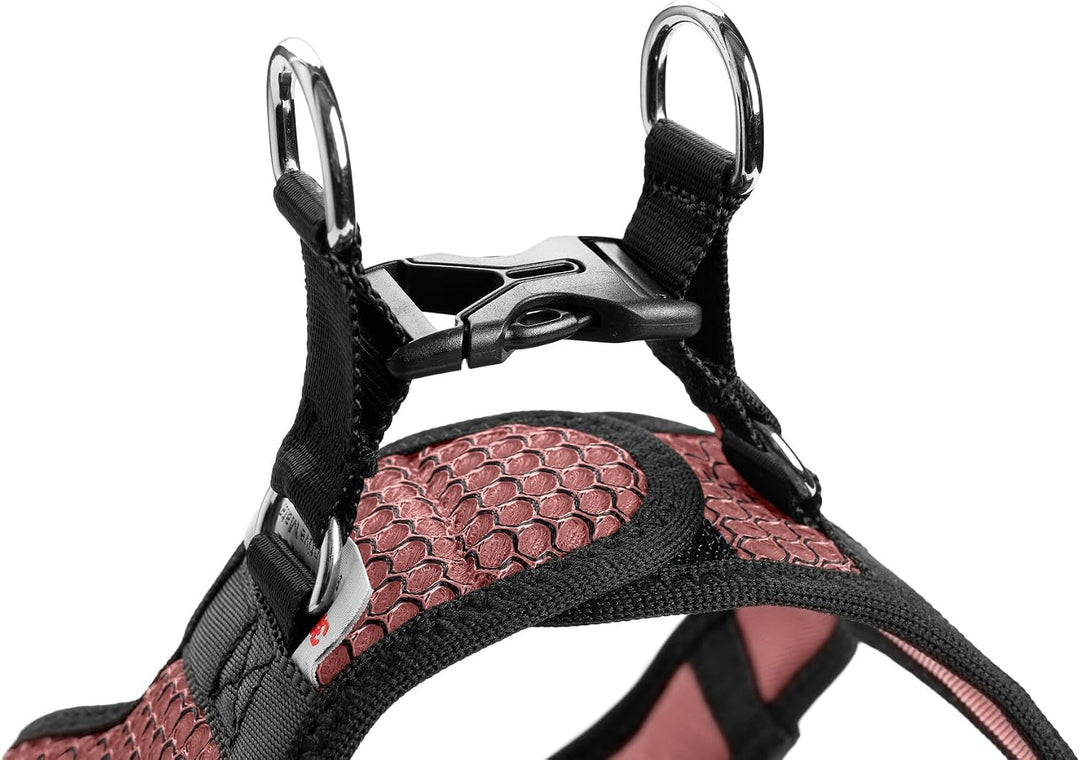 Hunter Hundegeschirr Hilo Comfort, Farbe: Altrosa, Easy Step-In Geschirr für kleine bis mittlere Hun
