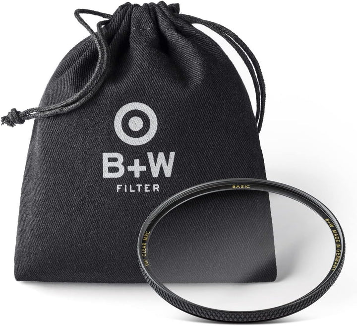 B+W Schutz-Filter, Clear Filter 007 MRC Basic 82mm (16x vergütet, Professional), 1101262, Black