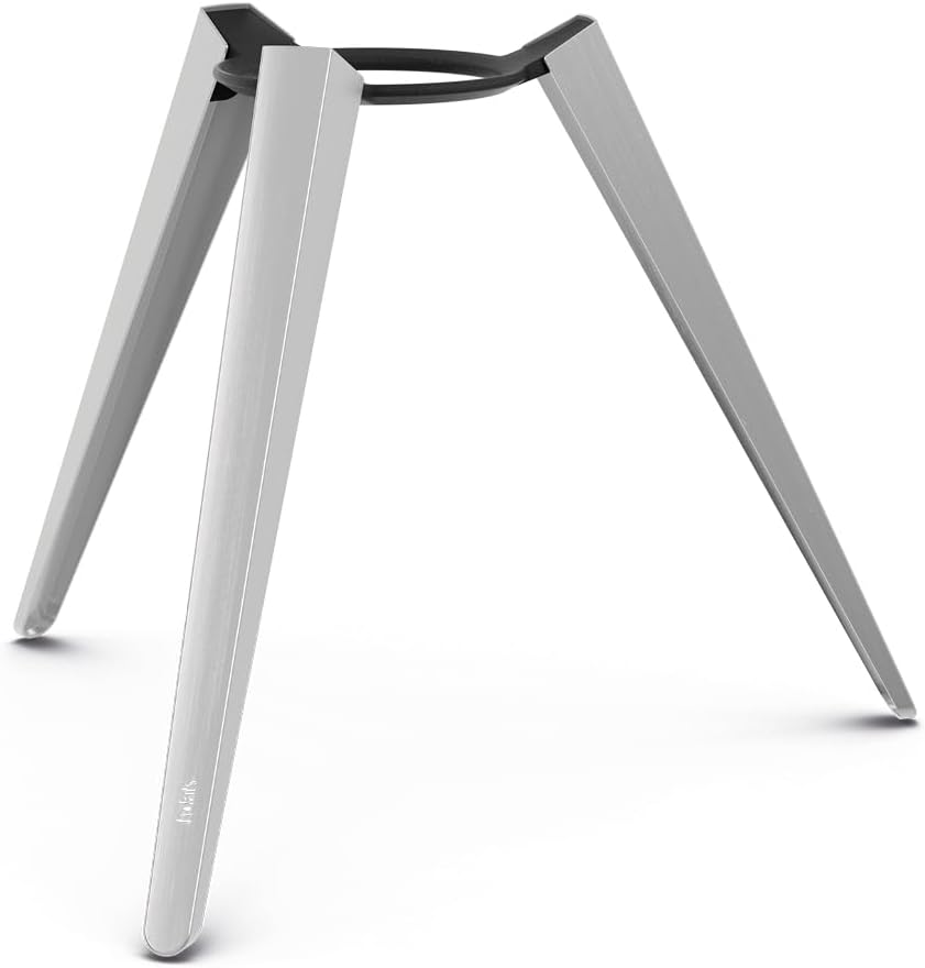 höfats - Moon hoher Fuss - Standfuss aus Edelstahl für erhöhten Stand - Zubehör für Moon Feuerkorb -