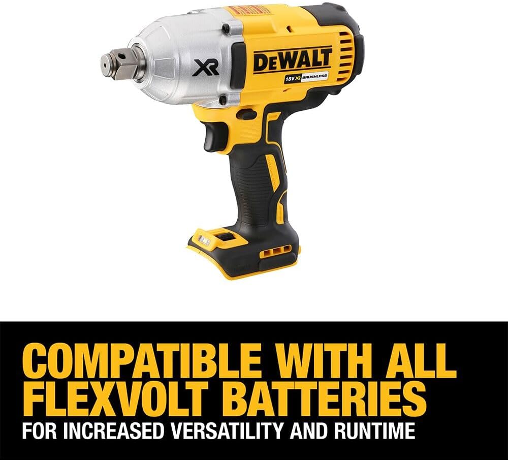 Dewalt 18V XR Akku-Schlagschrauber DCF897NT (bürstenlos, 3/4", 950 Nm, Vollmetallgetriebe- und Schla