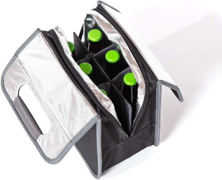 meori Grün faltbare L tragbare Flaschen-grosse Lunchbox-Einkauf Picknick Reise-hygienisch geruchsneu