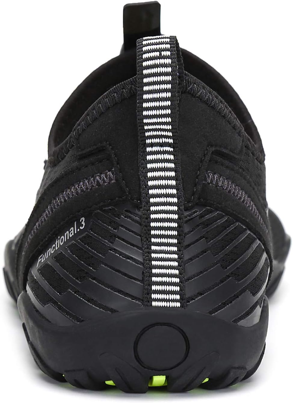 SAGUARO Unisex-Erwachsene Badeschuhe Atmungsaktiv Dicke Sohle Gr.36-46 38 EU Schwarz, 38 EU Schwarz