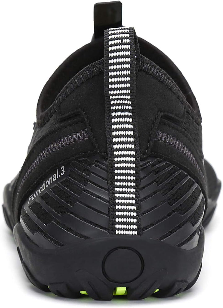 SAGUARO Unisex-Erwachsene Badeschuhe Atmungsaktiv Dicke Sohle Gr.36-46 38 EU Schwarz, 38 EU Schwarz