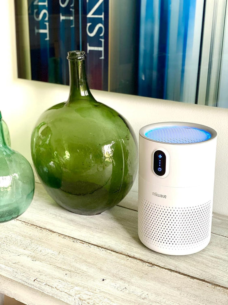 My Wave - Luftreiniger - Hilft bei der Beseitigung Schädlicher Partikel - Air Purifier mit Ultraviol