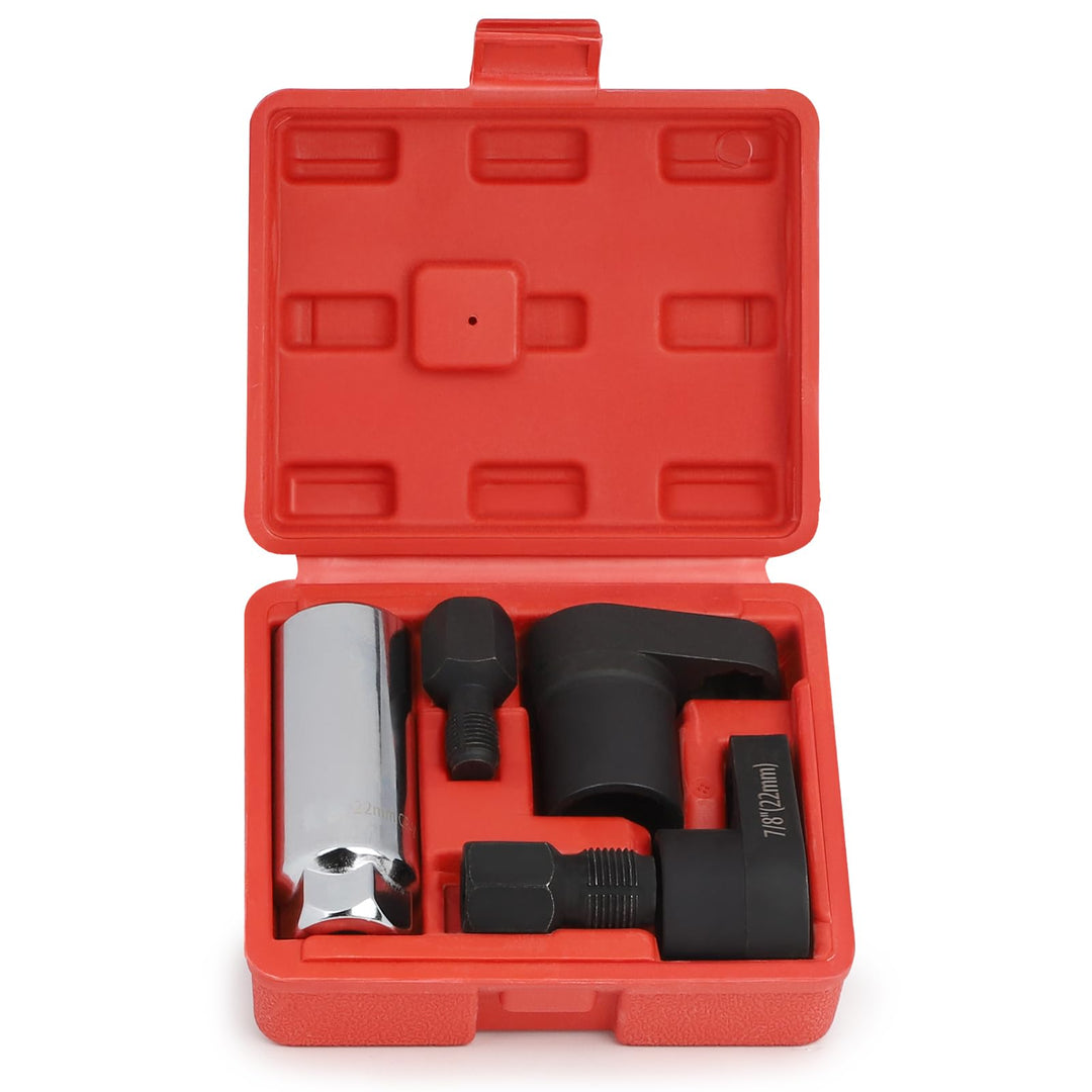 5 TLG Lambdasonden Schlüssel Nüsse Set, Lambdasonde Werkzeug, Lambdasonden Schlüssel 22mm Nuss, Saue