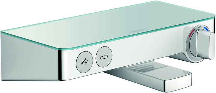 hansgrohe ShowerTablet Select 300 Aufputz Wannenthermostat, für 2 Funktionen, Chrom Wanne Chrom, Wan