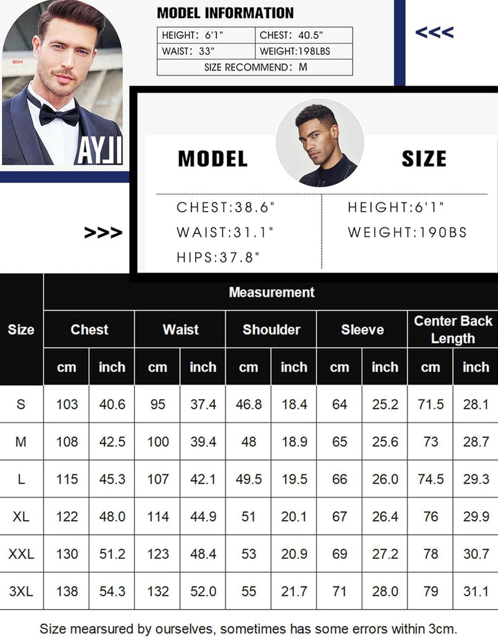 COOFANDY Herren Sakko Sportlich Modern Freizeit Blazer Jackett 1 Knopf Business Anzugjacke Regular F