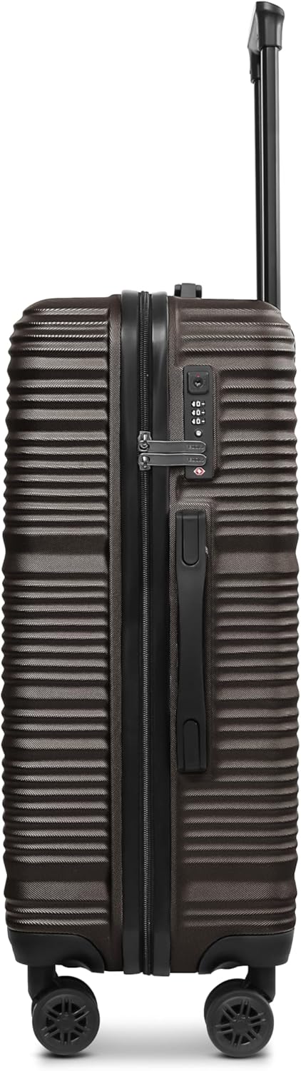 REDOLZ mittelgrosser Hartschalen Check-in Koffer | Trolley 43 x 26 x 67 cm aus hochwertigem ABS-Mate