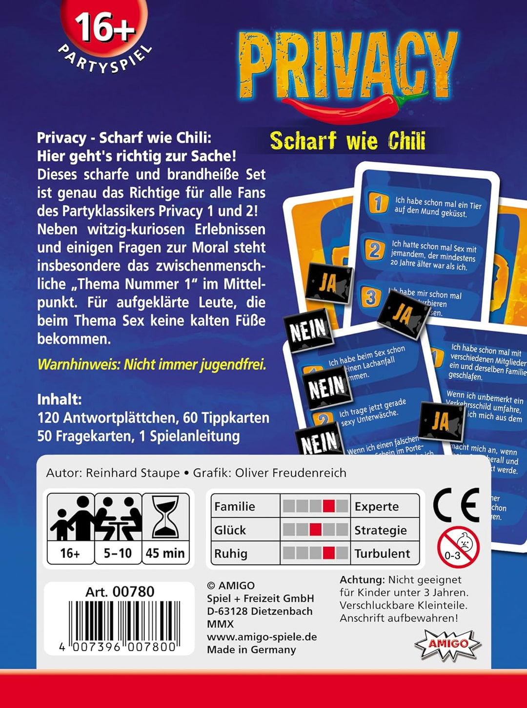 Amigo 00780 - Privacy - Scharf wie Chili, Partyspiel