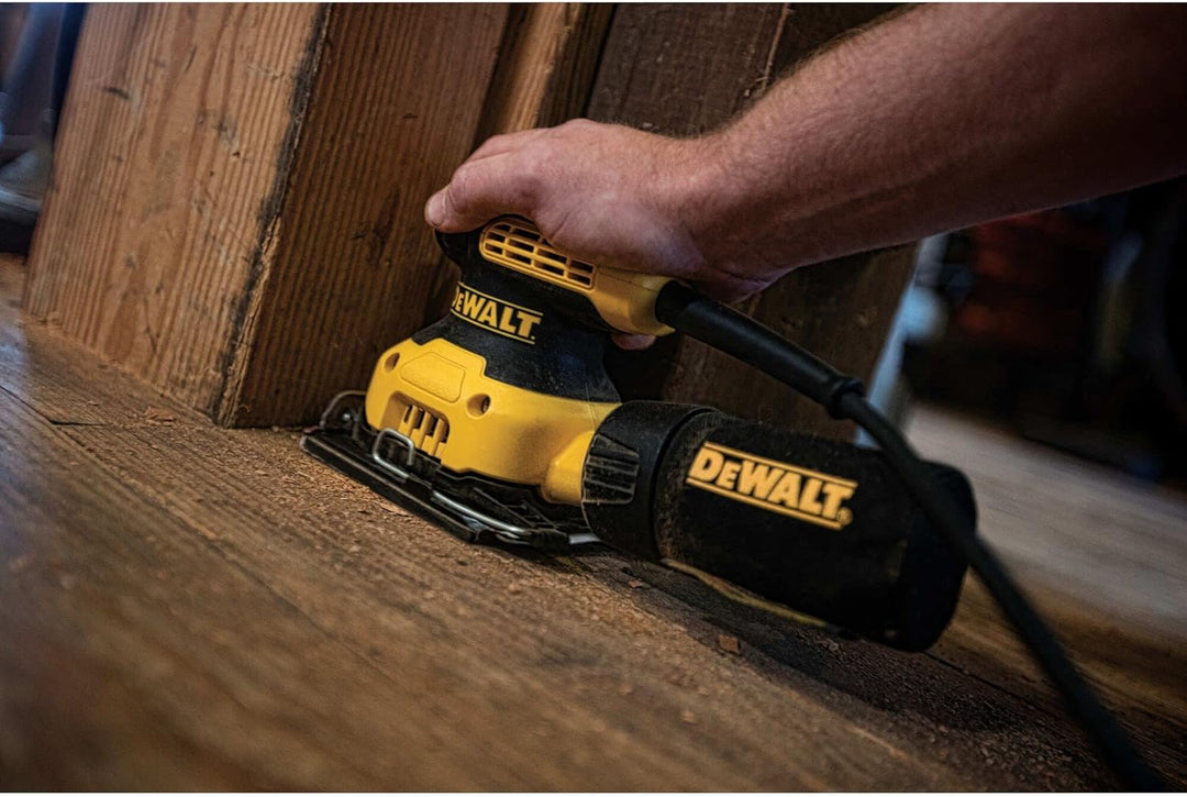 DeWalt Vibratiosnschleifer/Schwingschleifer (230 Watt, Schwingkreis-ø 1.6 mm, Schleifplatte 108 x 11