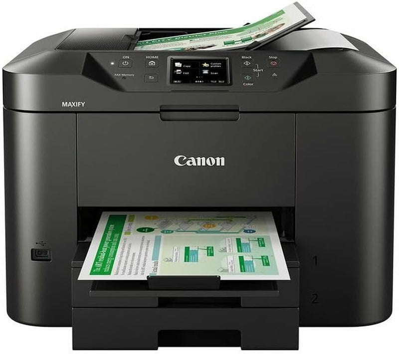 Canon Maxif MB2750 Inkjet Multifunktionsdrucker, 24 ipm Schwarz/Weiss, 15.5 ipm mit Farbe, 600 x 120