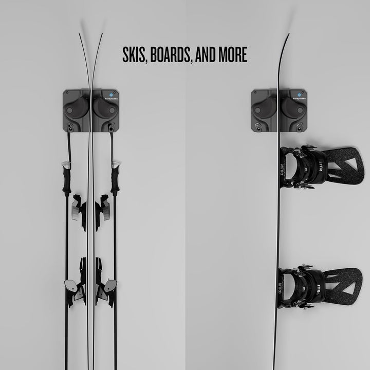 Gravity Grabber Ultimate Ski & Snowboard Wandhalterung - Passt zu jedem Ski/Snowboard - für Schadens
