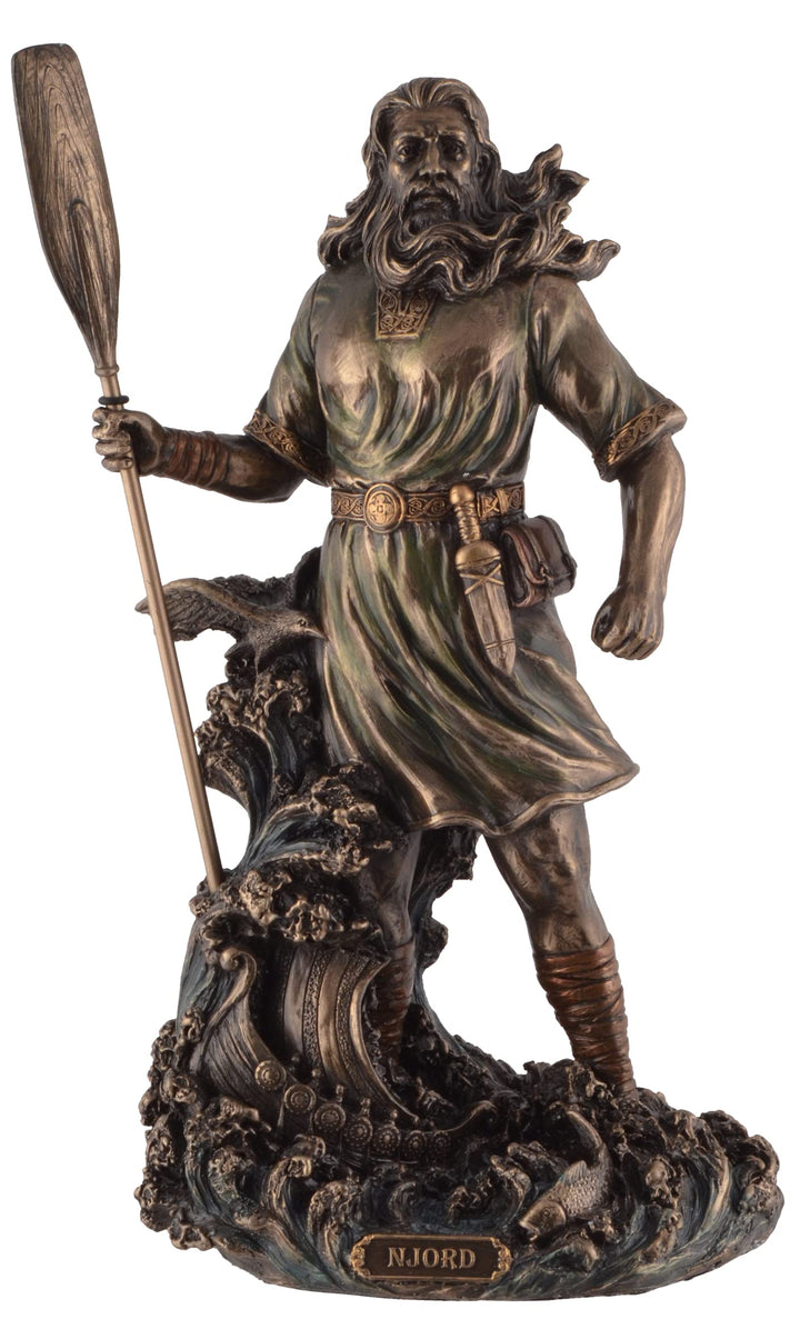 VOGLER Joh. Vogler GmbH Njörd germanischer Gott des Windes und der Meere - bronziert by Veronese