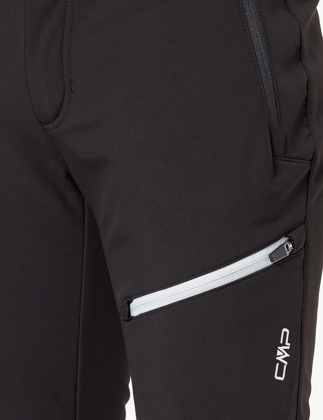CMP Herren Termisk Softshell-bukser Hose, Schwarz