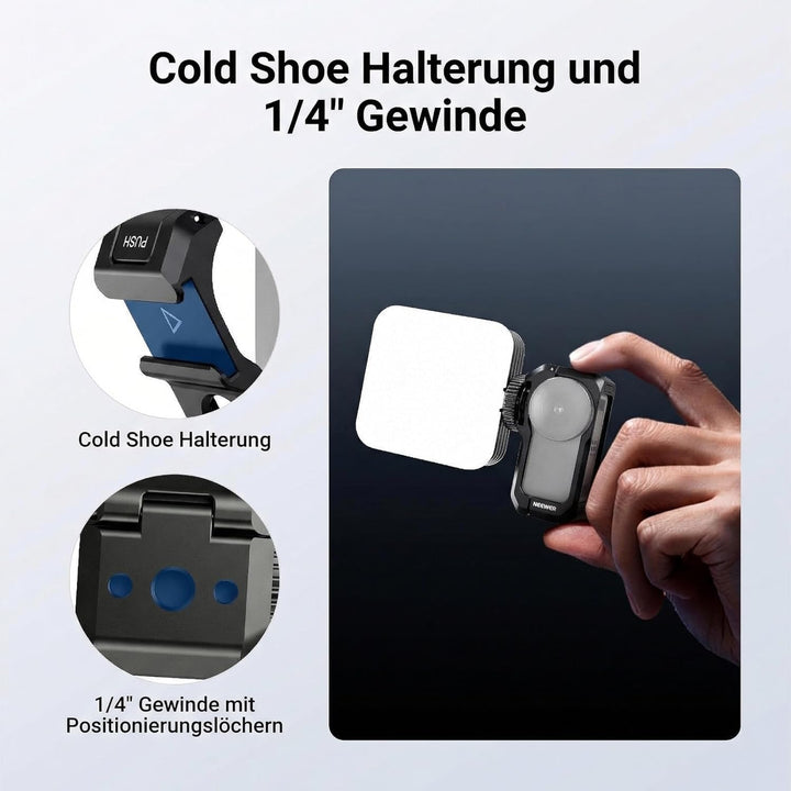 NEEWER Kamerakäfig Cage kompatibel mit DJI Osmo Nano Action Cam und Combo Fotografie Zubehör nur, Qu