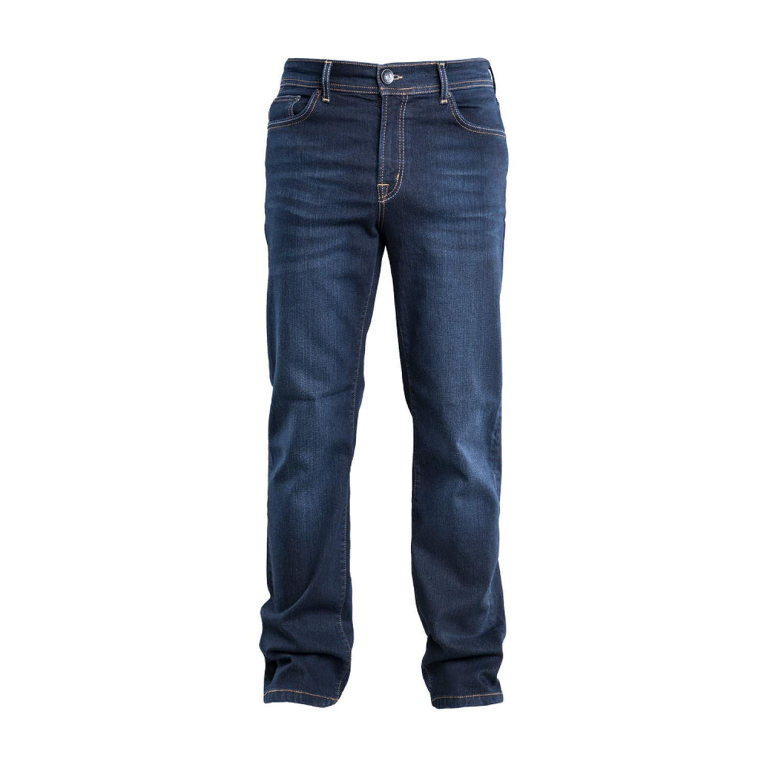 COLAC Herren Jeans Tim in Black Gabardine Straight Fit mit Stretch 112.03.01 32W / 30L Dark Used, 32