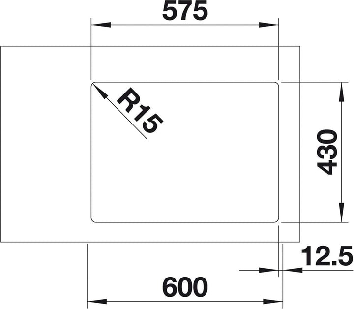 BLANCO ANDANO 340/180-IF | Edelstahl | Einbauart: Einbau von Oben & Flächenbündig | Grosses Hauptbec