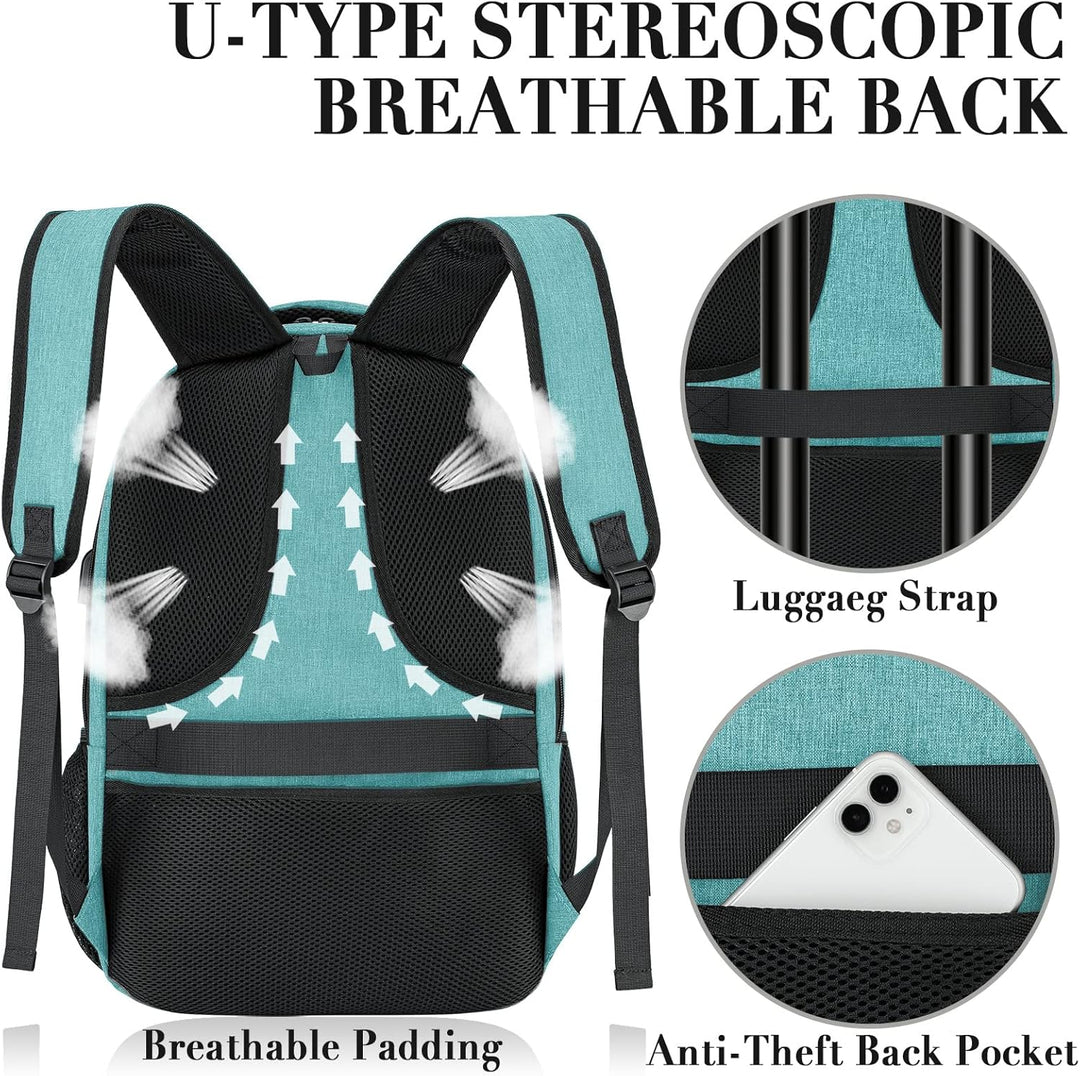BIKROD Rucksack Herren und Damen, Schulrucksack Jungen Mädchen Teenager, Wasserdicht Rucksack | 17.3