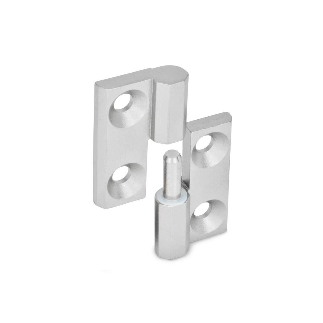 Ganter Normelemente | Aushängbare Scharniere | Edelstahl | GN 337-NI-60-60-A-1-GS | 60x60mm | Anschl
