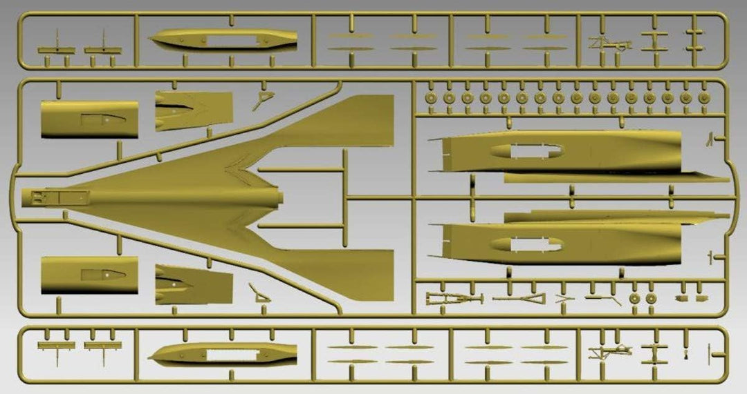 ICM 14401 14401-1/144 Tu-144. Soviet Supersonic Passenger Aircraft, schwarz