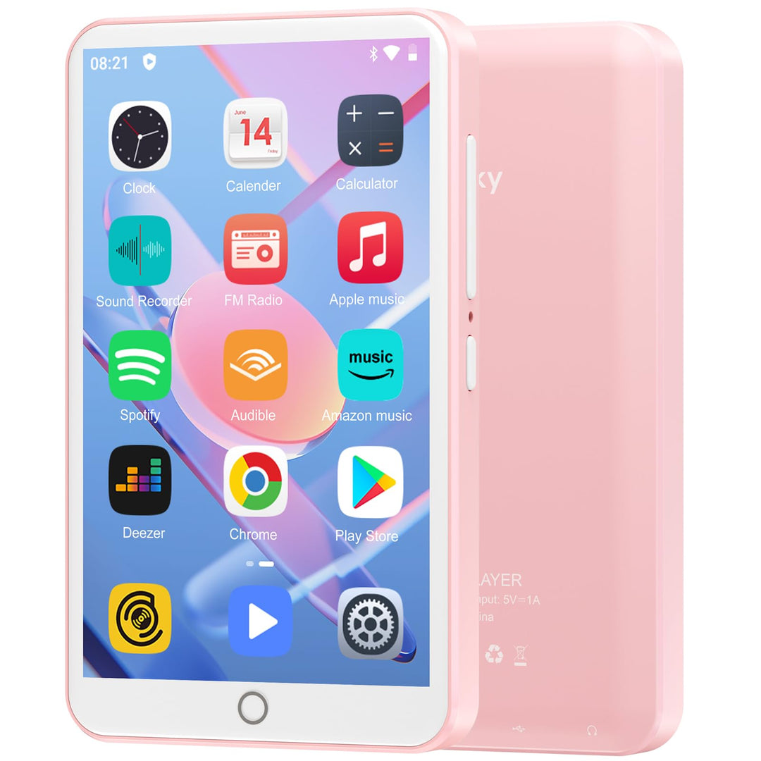 MP3 Player mit Bluetooth und WiFi, Oilsky 80GB Tragbarer MP3 Musikplayer mit Spotify, Audible, Deeze