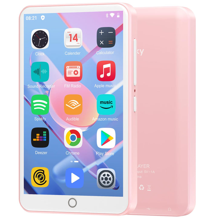 MP3 Player mit Bluetooth und WiFi, Oilsky 80GB Tragbarer MP3 Musikplayer mit Spotify, Audible, Deeze