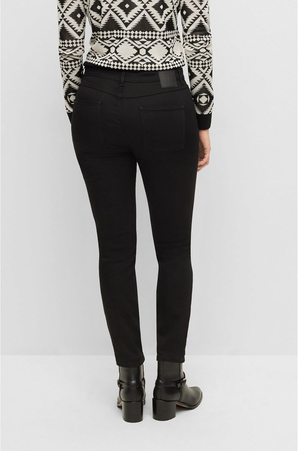 BOSS Damen Jeans-Trousers 32 Schwarz, 32 Schwarz