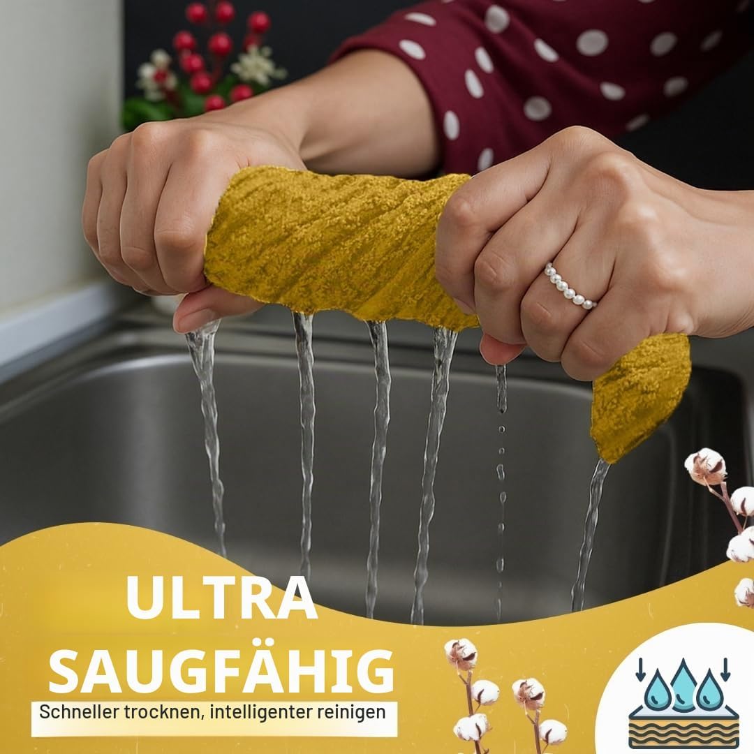 Infinitee Xclusives Küchentücher aus 100 % Baumwolle, ultraweiche Geschirrtücher, super saugfähiges