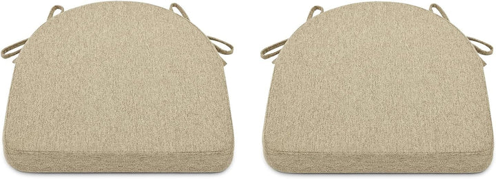TANYOO 2er Set Sitzkissen Stuhl Waschbares Stuhlkissen mit Bindeband 43 * 41cm Rutschfestes Sitzpols