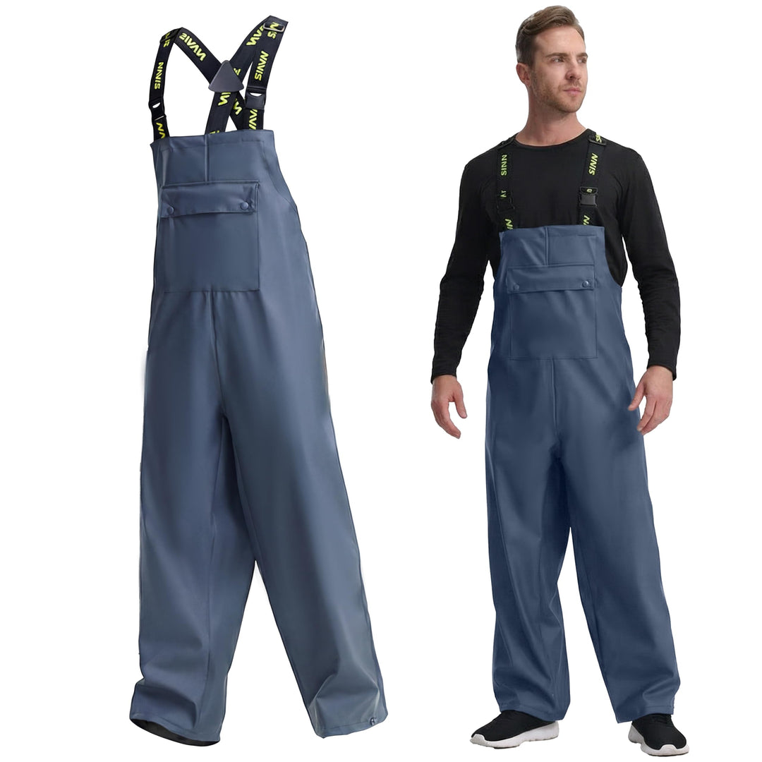 Workwear Regenlatzhose Herren Wasserdicht - 12000mm Regenhose, Arbeitshose für Baustelle, Outdoor, F