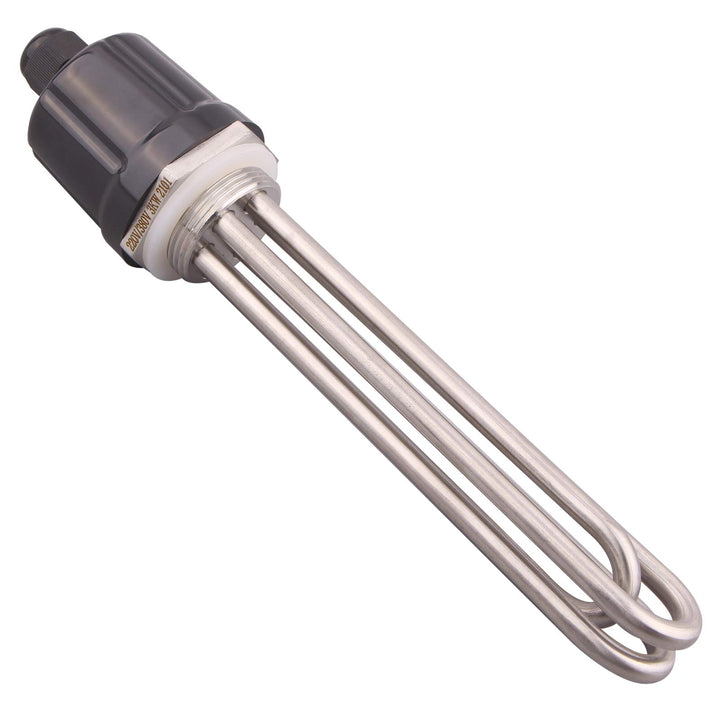 DERNORD 1-1/4 Zoll Heizelement 3U Typ Elektrischer Brühwassererhitzer BSP Gewinde Edelstahlflansch (