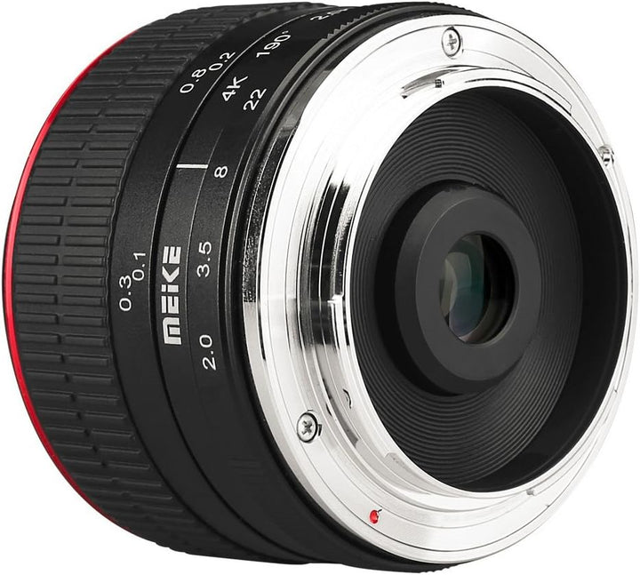Fisheye-Objektiv für Fujifilm X-Mount Meike MK-6,5mm-F/2.0 Fisheye-Objektiv 6,5mm F2.0 für Fujifilm