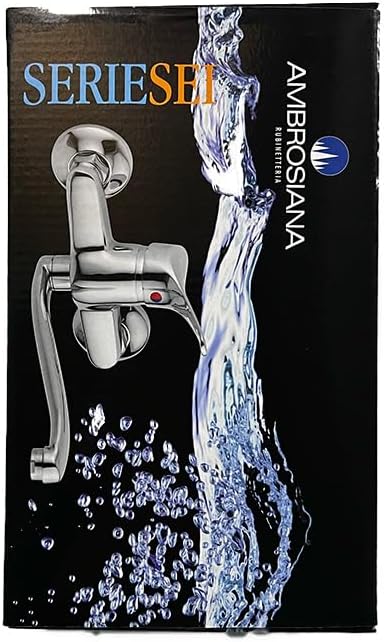 Ambrosiana SEI14040000 Mischbatterie für Dusche, für Aussenbereich, Chrom