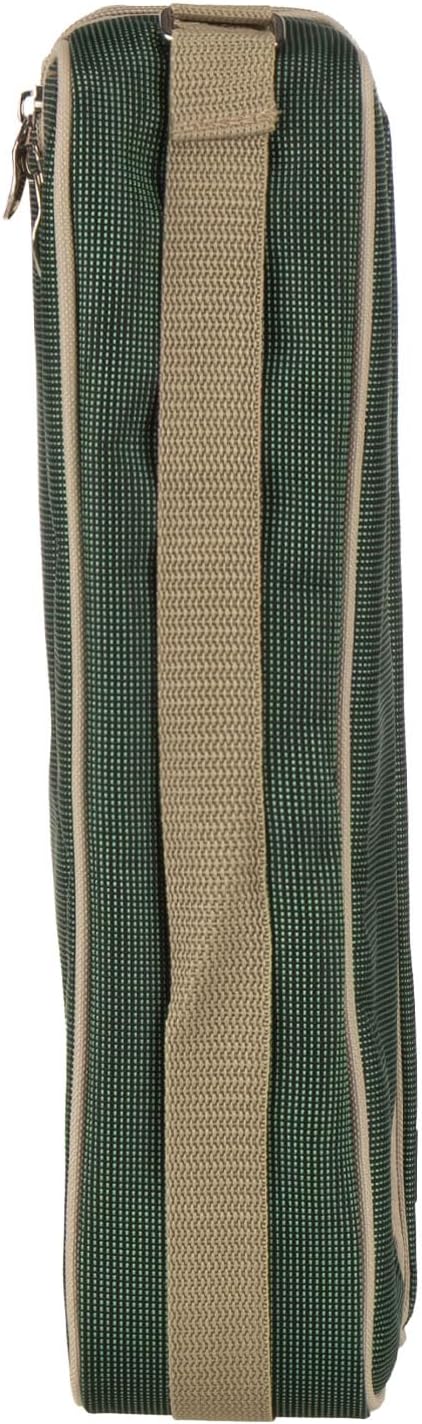 anndora Kühltasche Flaschentasche Weinkühltasche + 6 TLG. Zubehör – grün, Grün