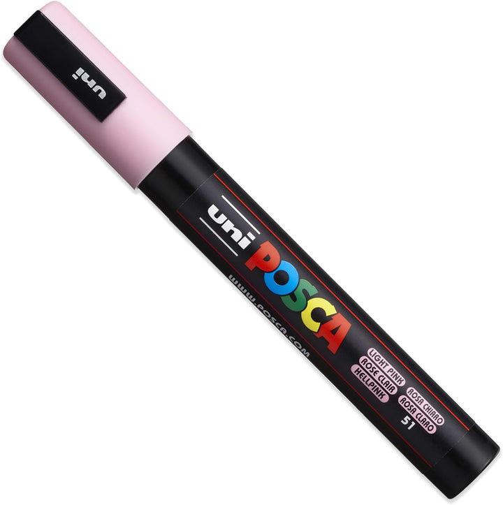 Posca - PC-5M - Farbmarker-Kunststifte - 1,8–2,5 mm - 8er-Set in Geschenkbox (Valentine's Set), Vale