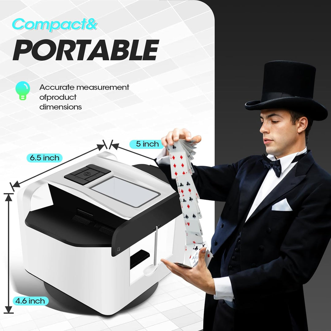 G1 Pro Automatische Kartenmischer und Kartensender 2 in 1,Ultra leise,für UNO, Taco Cat Ziegenkäse P