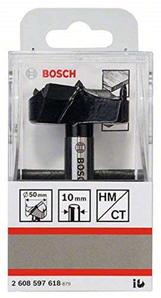 Bosch Professional 1 x Carbide Kunstbohrer (Ø 50 mm, Zubehör Bohrmaschine), Ø 50 mm