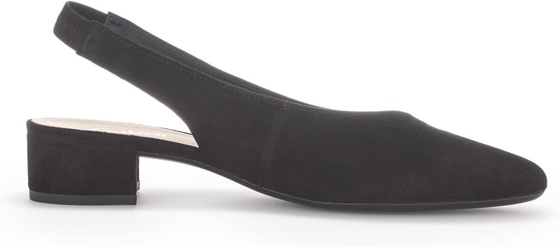 Gabor Damen Slingpumps, Frauen Absatzschuhe 37 EU Schwarz, 37 EU Schwarz