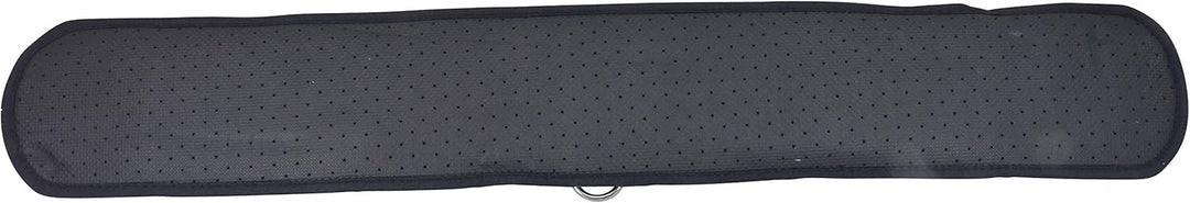 Thor Equine Western Sattelgurt atmungsaktiv aus Soft Neopren mit Edelstahl Schnallen Schwarz Schwarz