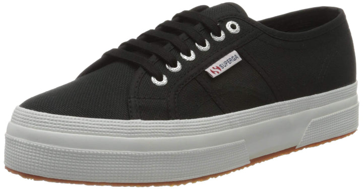 Superga Unisex 2736 Cotu Dbl3 Gymnastikschuhe 38 EU Schwarz Black Fwhite F83, 38 EU Schwarz Black Fw