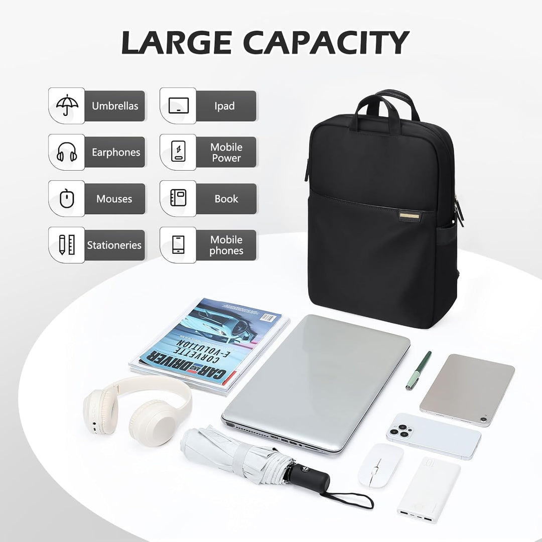 Handgepäck Rucksack, Reiserucksack Damen Herren, 18L Rucksack Flugzeug, Gross Laptop Rucksack 17.3 Z