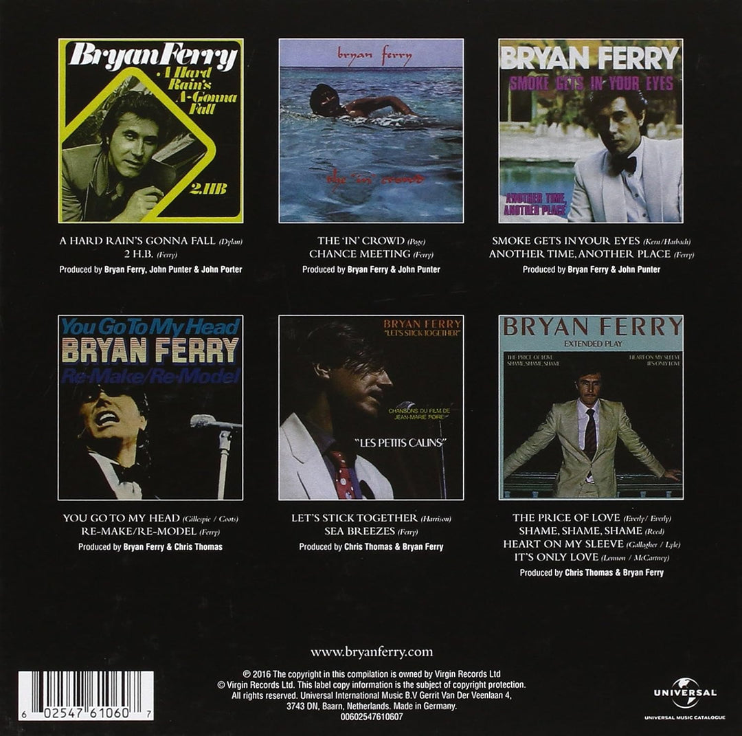 The Island Singles 1973-1976, Vinyl