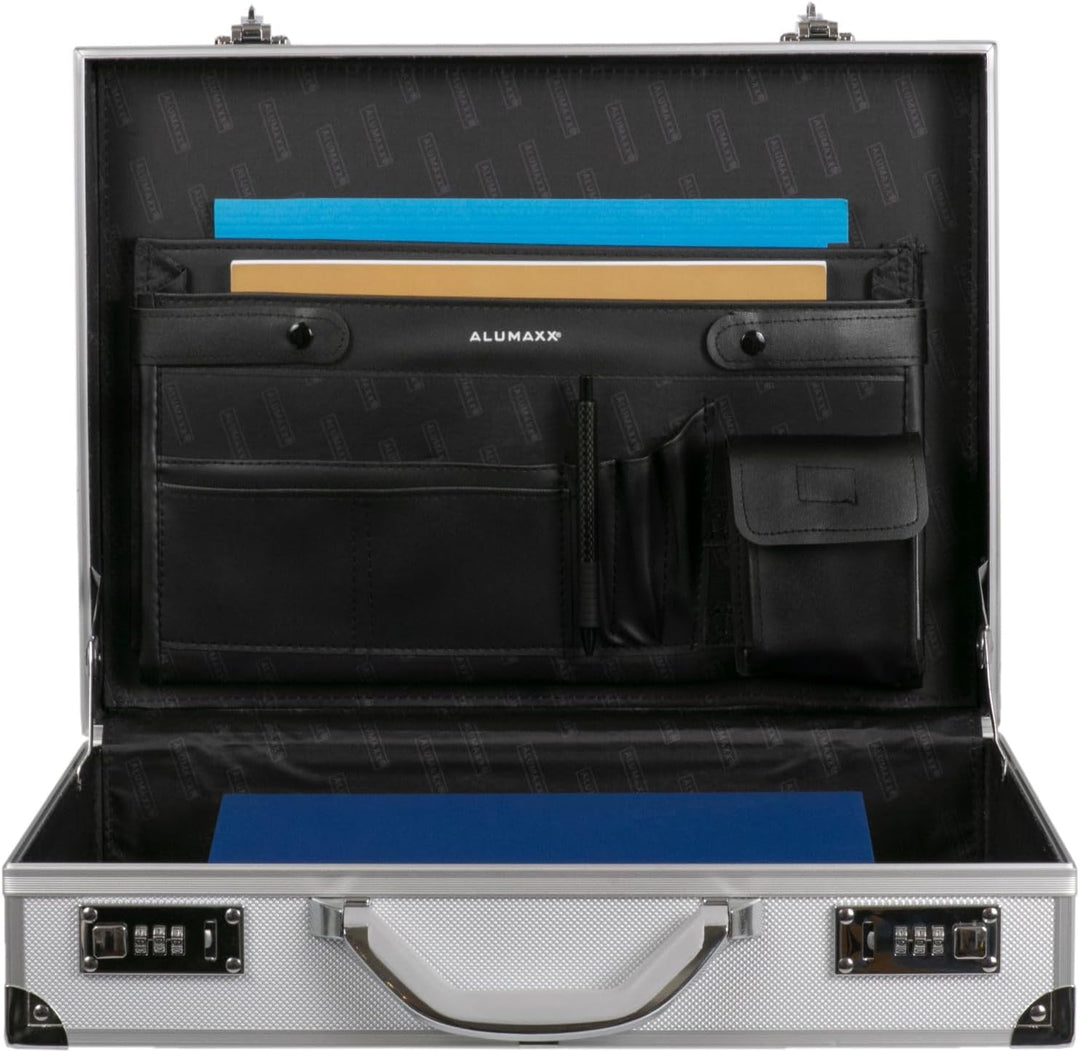 ALUMAXX 45103 Attachékoffer OCTAN, Aktenkoffer aus Aluminium, Geschäftskoffer Alu, Dokumentenkoffer,