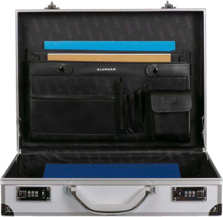 ALUMAXX 45103 Attachékoffer OCTAN, Aktenkoffer aus Aluminium, Geschäftskoffer Alu, Dokumentenkoffer,