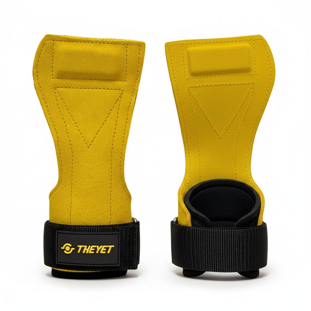 Theyet Crossfit Grips | Fitness Handschuhe Herren und Damen | Lifting Straps mit Handgelenkstütze |