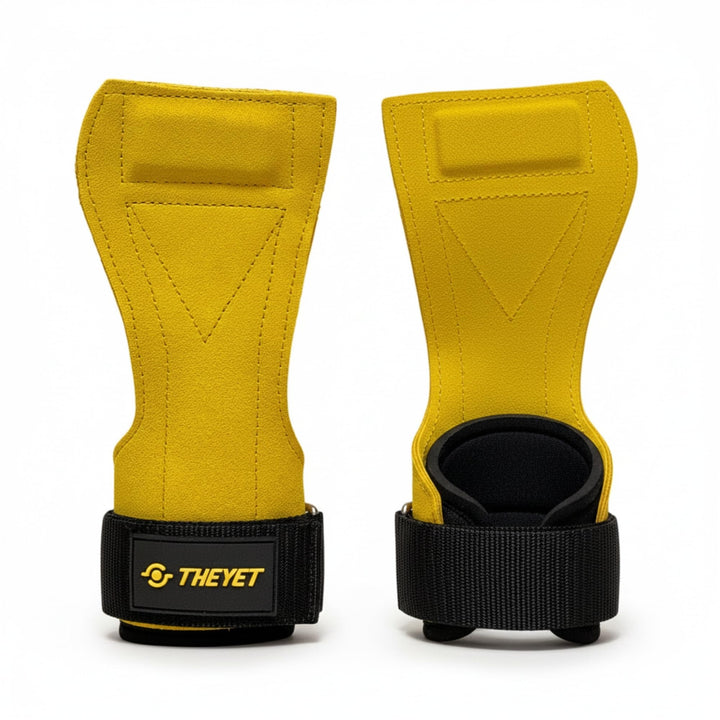 Theyet Crossfit Grips | Fitness Handschuhe Herren und Damen | Lifting Straps mit Handgelenkstütze |